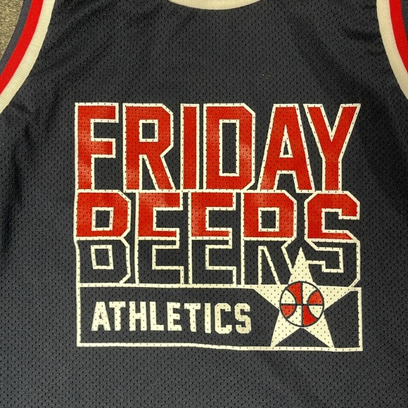 FRIDAY BEERS Official Merch BASKETBALL JERSEY one of a kind 2021 Edition XL - Picture 3 of 9